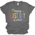 Happy Last Day Of School Women Teachers School Graduation Unisex Jersey T-Shirt