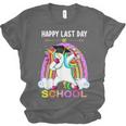 Happy Last Days Of School Graduation Class 2022 Unicorn Girl Unisex Jersey T-Shirt
