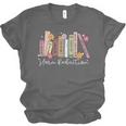 Harm Reduction Floral Book Overdose Awareness Nurse Unisex Jersey T-Shirt