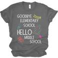 Hello Middle School Graduation Elementary School T-Shirt Unisex Jersey T-Shirt