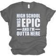 High School Graduate Graduation Party Meme Unisex Jersey T-Shirt