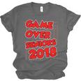 High School Graduation Tshirt Game Over Senior Class Of 2018 Unisex Jersey T-Shirt
