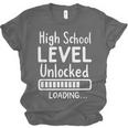 High School Level Unlocked Gamer Graduation Apparel Unisex Jersey T-Shirt