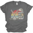Hockey And Tacos Retro Nostalgia Lovers Unisex Jersey T-Shirt