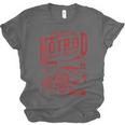 Hotrod Car Automotive Nostalgia Distressed Retro Unisex Jersey T-Shirt