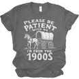 Humorous Wagon Plea Please Be Patient I'm From The 1900s Unisex Jersey T-Shirt Humorous Wagon Plea Please Be Patient I'm From The 1900s Unisex Jersey T-Shirt