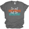 I'm Not Anti-Social But I'm Selective Introvert Unisex Jersey T-Shirt I'm Not Anti-Social But I'm Selective Introvert Unisex Jersey T-Shirt