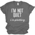 I'm NOT Quiet I'm Plotting Introvert Sarcastic Planning Meme Unisex Jersey T-Shirt I'm NOT Quiet I'm Plotting Introvert Sarcastic Planning Meme Unisex Jersey T-Shirt