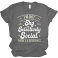 I'm Not Shy Selectively Social Introverted Anti Social Unisex Jersey T-Shirt I'm Not Shy Selectively Social Introverted Anti Social Unisex Jersey T-Shirt