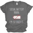 I'm So Over It Saying For Introvert And Shy People Unisex Jersey T-Shirt I'm So Over It Saying For Introvert And Shy People Unisex Jersey T-Shirt