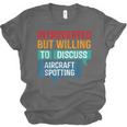 Introvert Aircraft Spotting Lovers Men & Women Unisex Jersey T-Shirt