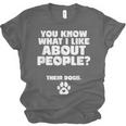 Introvert Animal Dog Owner Unisex Jersey T-Shirt