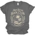 Introvert Books Club Member Coffee Book Lovers Vintage Unisex Jersey T-Shirt
