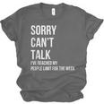 Introvert Can't Talk Reached People Limit For The Week Unisex Jersey T-Shirt Introvert Can't Talk Reached People Limit For The Week Unisex Jersey T-Shirt