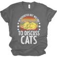 Introvert Cat Kitten Quote For Feline Whisperer Unisex Jersey T-Shirt Introvert Cat Kitten Quote For Feline Whisperer Unisex Jersey T-Shirt