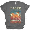 Introvert Fox Animal Lover Saying Loner Antisocial Unisex Jersey T-Shirt
