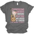 Introvert Guitarist Expressing Words Through Guitar Melody Unisex Jersey T-Shirt Introvert Guitarist Expressing Words Through Guitar Melody Unisex Jersey T-Shirt