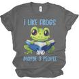 Introvert Herpetologists Amphibian Frog Lover Unisex Jersey T-Shirt Introvert Herpetologists Amphibian Frog Lover Unisex Jersey T-Shirt