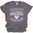 Introvert Hippie Mom Cloth Diapers Crunchy Mama Unisex Jersey T-Shirt Introvert Hippie Mom Cloth Diapers Crunchy Mama Unisex Jersey T-Shirt