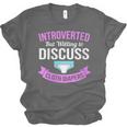 Introvert Hippie Mom Cloth Diapers Crunchy Mama Unisex Jersey T-Shirt Introvert Hippie Mom Cloth Diapers Crunchy Mama Unisex Jersey T-Shirt