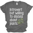 Introvert Humorous Plant Lover Gardening Unisex Jersey T-Shirt Introvert Humorous Plant Lover Gardening Unisex Jersey T-Shirt