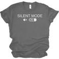 Introvert Introverts Silent Mode Minimalist Men Unisex Jersey T-Shirt Introvert Introverts Silent Mode Minimalist Men Unisex Jersey T-Shirt