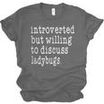 Introvert Joke Introverted Ladybug Lover Unisex Jersey T-Shirt Introvert Joke Introverted Ladybug Lover Unisex Jersey T-Shirt