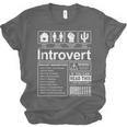 Introvert Label Antisocial Loner Socially Awkward Unisex Jersey T-Shirt