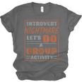 Introvert Nightmare Let's Do A Group Activity Introverted Unisex Jersey T-Shirt