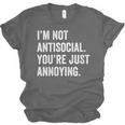Introvert Quote Snarky Unisex Jersey T-Shirt