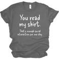 Introvert Quote Socially Awkward Anti Social Humorous Unisex Jersey T-Shirt