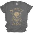 Introvert Relaxation Me Myself And Silence Skull Mechanic Unisex Jersey T-Shirt