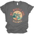 Introvert Relaxation Me Myself And Silence Summer Vacation Men Women Unisex Jersey T-Shirt