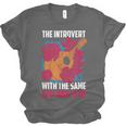 Introvert Singers Singing Sad Song Classical Music Lovers Unisex Jersey T-Shirt