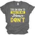Introvert Tips On How To Talk To Me Please Don't Antisocial Unisex Jersey T-Shirt