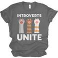Introvert Unite Kitty Paws Raise Introverted Gathering Unisex Jersey T-Shirt Introvert Unite Kitty Paws Raise Introverted Gathering Unisex Jersey T-Shirt