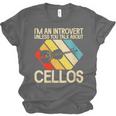 Im An Introvert Unless You Talk About Cellos Unisex Jersey T-Shirt Im An Introvert Unless You Talk About Cellos Unisex Jersey T-Shirt