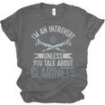 Im An Introvert Unless You Talk About Clarinets Unisex Jersey T-Shirt