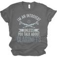Im An Introvert Unless You Talk About Clarinets Unisex Jersey T-Shirt Im An Introvert Unless You Talk About Clarinets Unisex Jersey T-Shirt