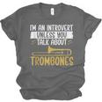 Im An Introvert Unless You Talk About Trombone Unisex Jersey T-Shirt Im An Introvert Unless You Talk About Trombone Unisex Jersey T-Shirt