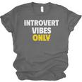 Introvert Vibes Only Unisex Jersey T-Shirt Introvert Vibes Only Unisex Jersey T-Shirt