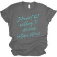 Introvert But Willing To Discuss Antique Stores Unisex Jersey T-Shirt