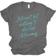 Introvert But Willing To Discuss Astronomy Unisex Jersey T-Shirt