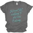 Introvert But Willing To Discuss Baking Unisex Jersey T-Shirt Introvert But Willing To Discuss Baking Unisex Jersey T-Shirt
