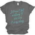 Introvert But Willing To Discuss Bicycling Unisex Jersey T-Shirt Introvert But Willing To Discuss Bicycling Unisex Jersey T-Shirt