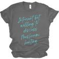 Introvert But Willing To Discuss Mushroom Hunting Unisex Jersey T-Shirt Introvert But Willing To Discuss Mushroom Hunting Unisex Jersey T-Shirt