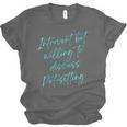 Introvert But Willing To Discuss Pet-Sitting Unisex Jersey T-Shirt Introvert But Willing To Discuss Pet-Sitting Unisex Jersey T-Shirt