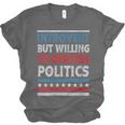 Introvert But Willing To Discuss Politics USA Elections 2024 Unisex Jersey T-Shirt