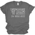 Introvert But Willing To Discuss Vintage 90s House Music Unisex Jersey T-Shirt