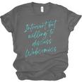 Introvert But Willing To Discuss Webcomics Unisex Jersey T-Shirt Introvert But Willing To Discuss Webcomics Unisex Jersey T-Shirt